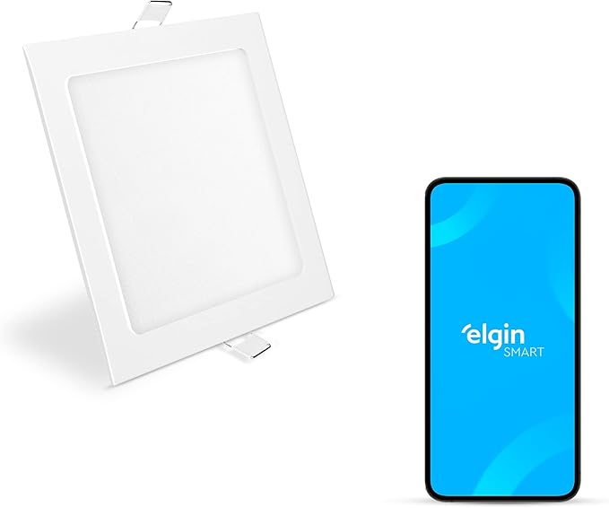Luminária de Embutir Quadrada Smart - Compatível com Alexa e Google Home 1