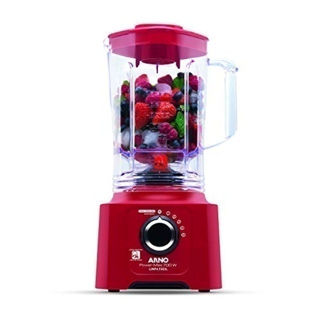 Liquidificador Arno Power Max 700 W Limpa Fácil Vermelho LN61 1