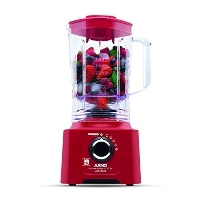 Liquidificador Arno Power Max 700 W Limpa Fácil Vermelho LN61 1