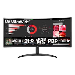 Monitor UltraWide Curvo – Tela VA de 34”