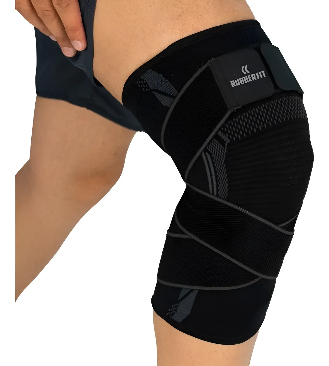 Joelheira de Compressão Elástica Premium Armor Strap 3