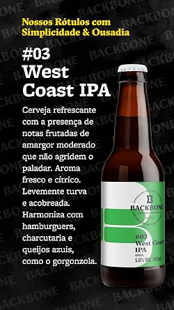 Cerveja West Coast Backbone IPA 3
