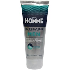 Gel de Barbear Hidratante Depil Homme Masculino DEO