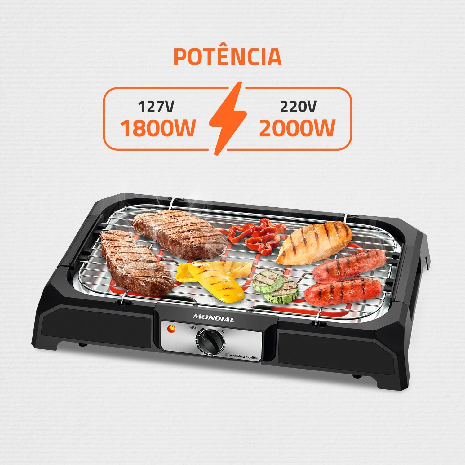 Churrasqueira Elétrica Grand Steak & Grill 2