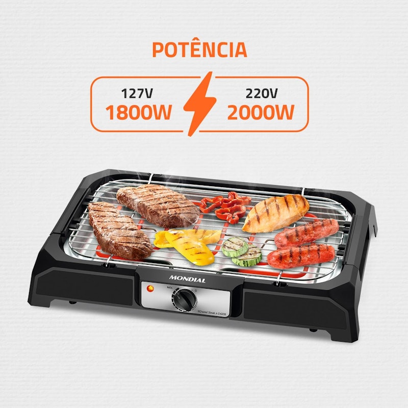 Churrasqueira Elétrica Grand Steak & Grill 2