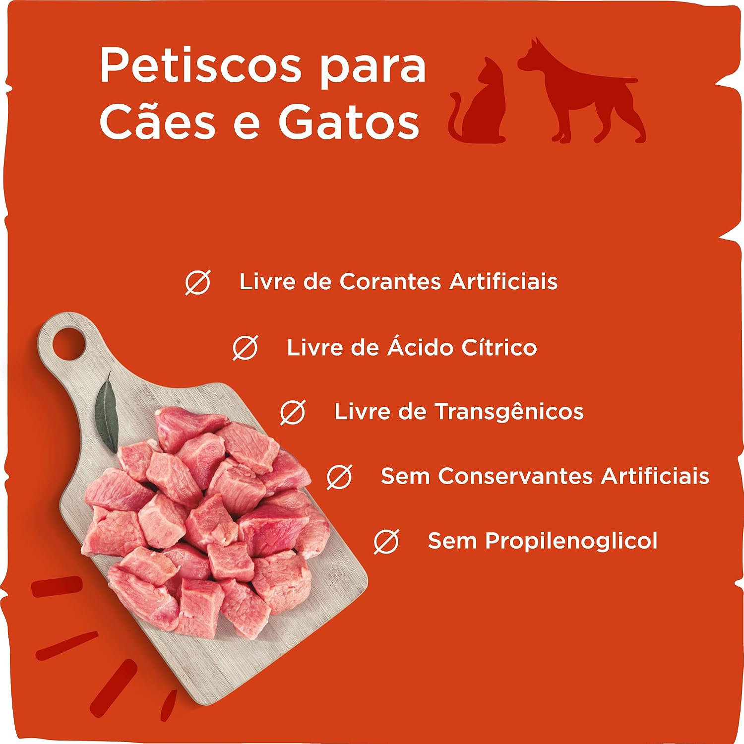 Petisco Just Cubos de Pato 5