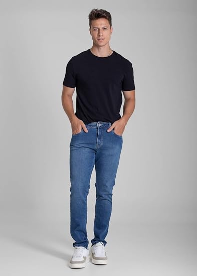 Calça Jeans Sawary Reta/Slim 2