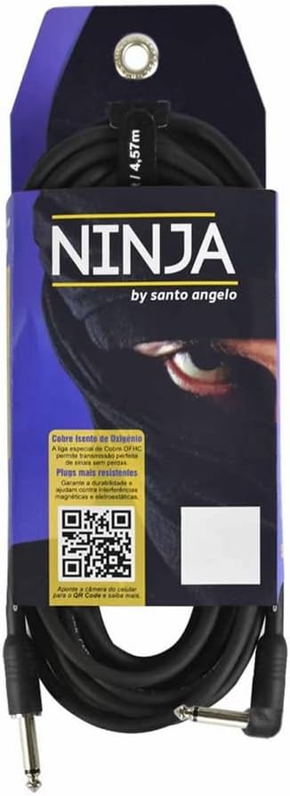 Cabo P10 / P10 Santo Angelo Ninja Guitar 3,05 m 2