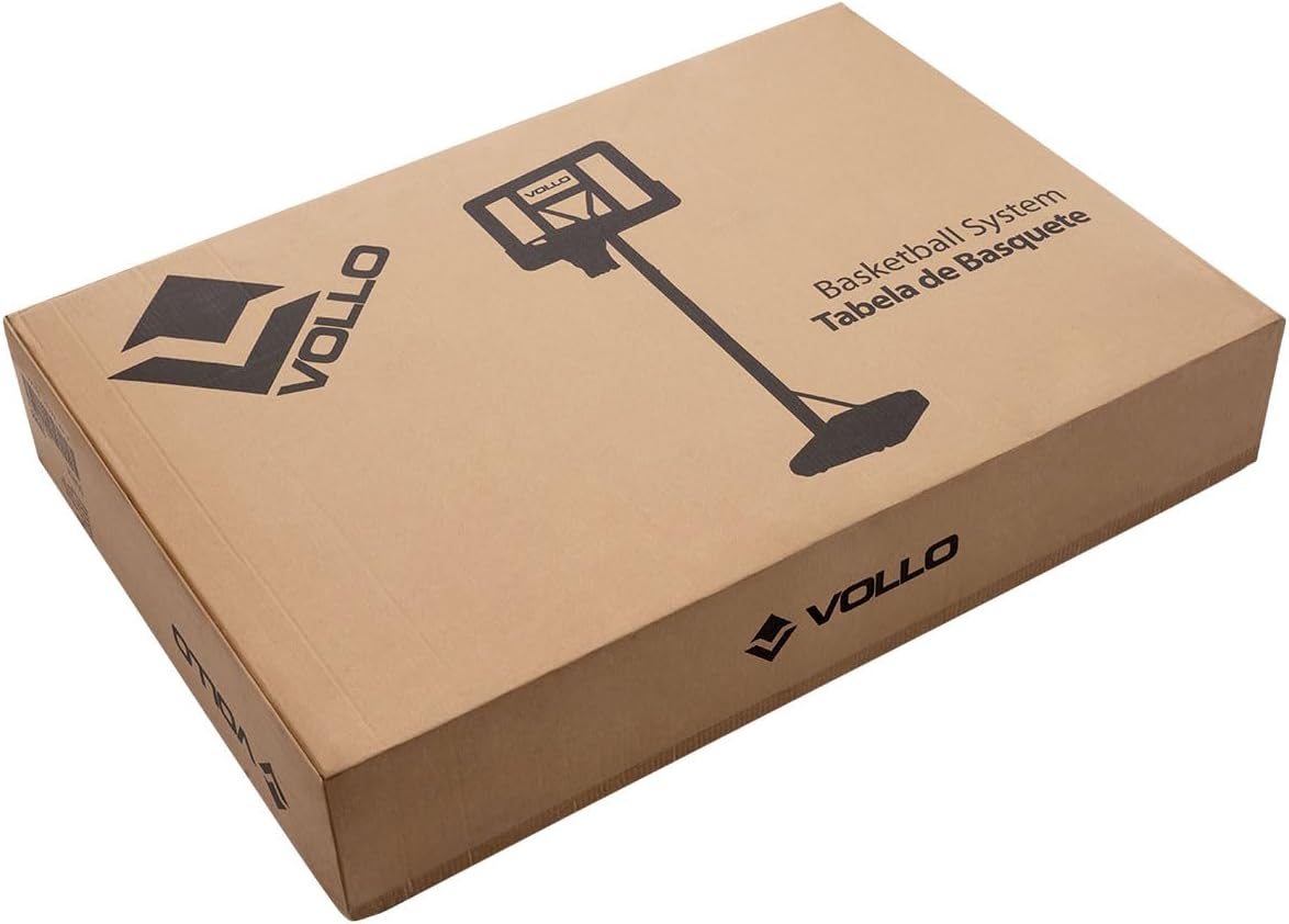 Tabela de Basquete Portátil Altura Ajustável até 3,05 m Aro 45 cm 5