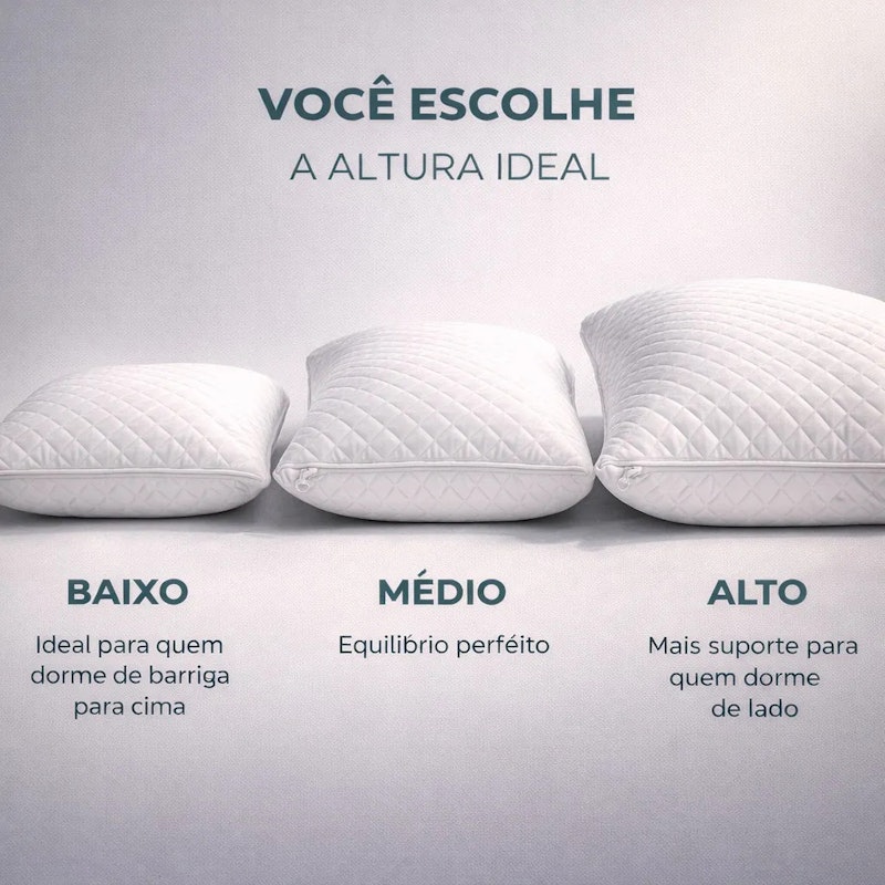 Travesseiro Matelassê Regulável Plumelle 4