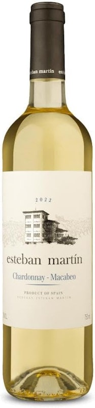 Esteban Martín D.O. Cariñena Chardonnay Macabeo Blanco 1
