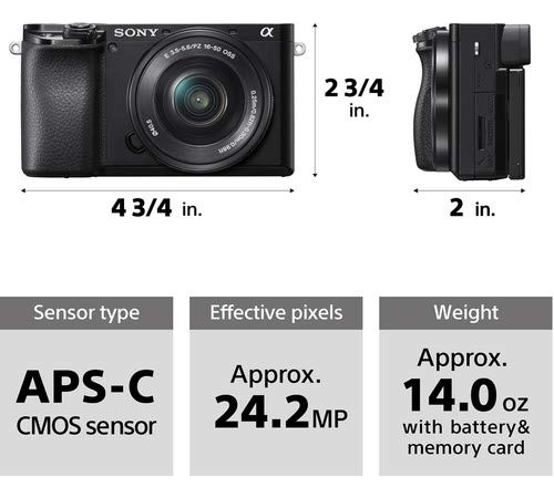 Câmera Alpha 6100 com Sensor APS-C e AF Rápido Sony 2