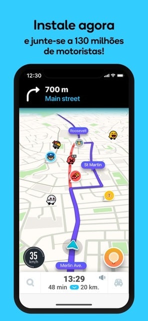 Waze GPS e Trânsito ao Vivo 2