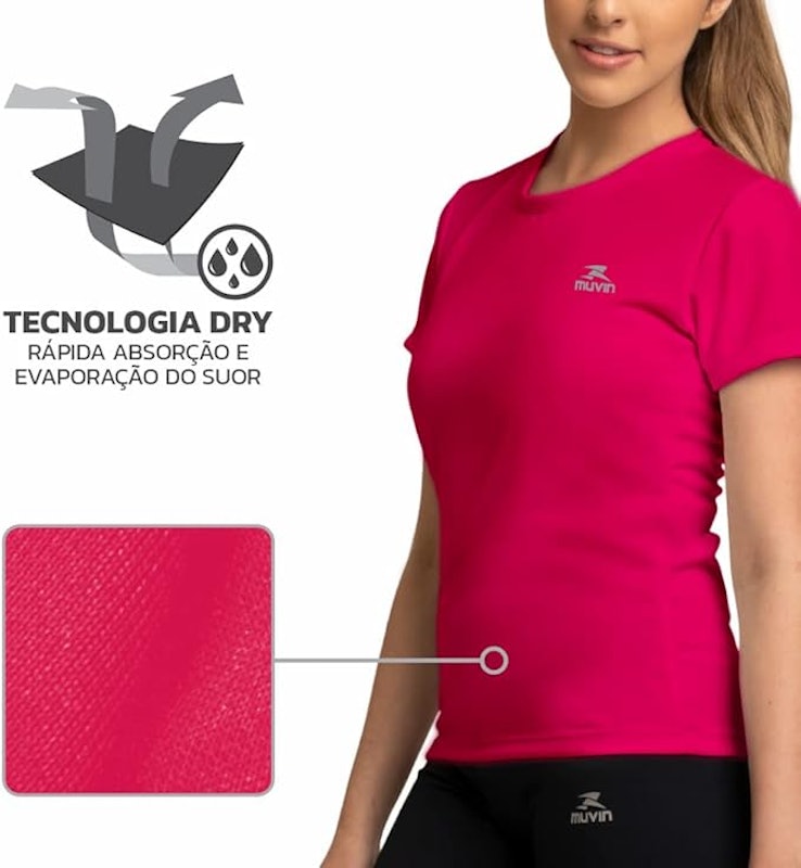 Camiseta Dry Basic SS FPS50 - Feminino 2