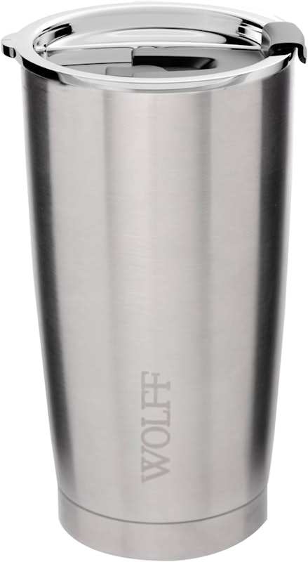 Copo Térmico de Aço Inox Parede Dupla com Tampa 1