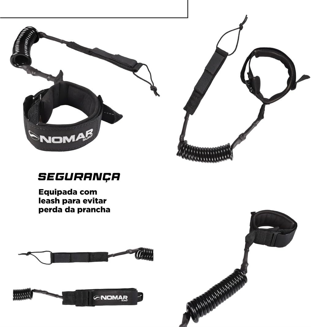 Prancha Bodyboard Extreme Bat Pro 41.5 com Leash 5