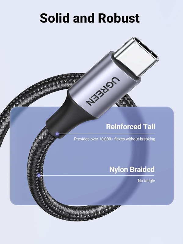 Cabo Usb-C para Usb A Ugreen Usb 2.0 Carregamento 3 A 5