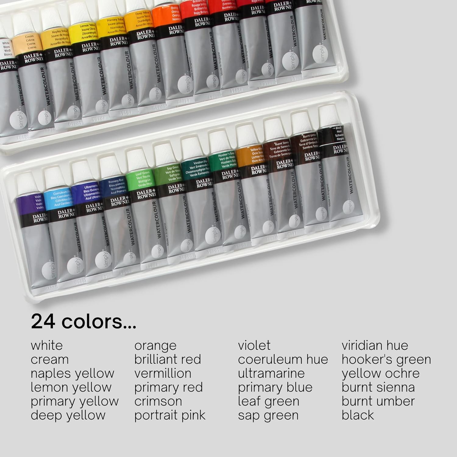 Tinta Aquarela em Bisnaga Simply 2