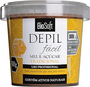 Cera Depilatória Natural de Mel & Açucar 1