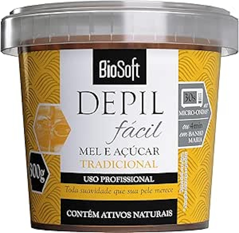 Cera Depilatória Natural de Mel & Açucar 1
