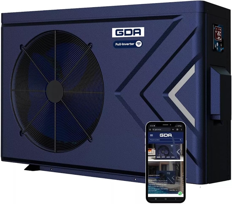 Aquecedor de Piscina Full Inverter GDA BC-900 2