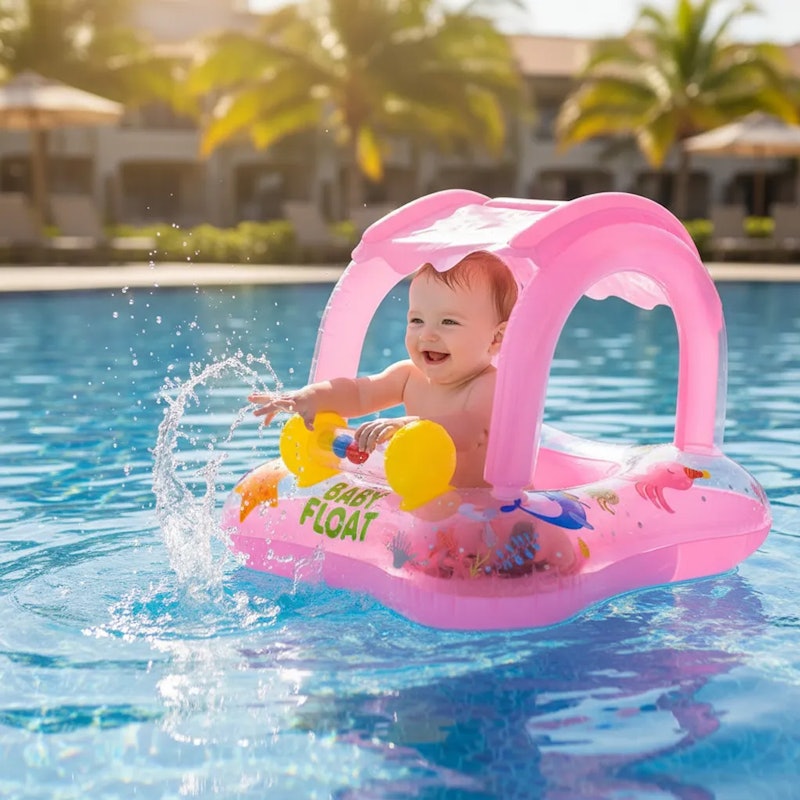Boia Bote Infantil Bebê com Cobertura 2