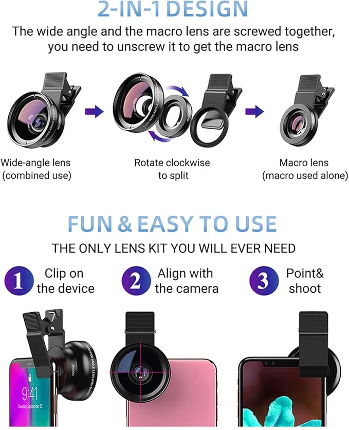 Kit de Lente para Celular Kwtoul 2