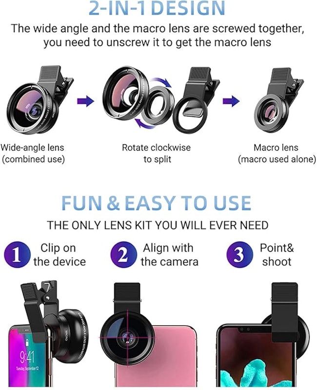 Kit de Lente para Celular Kwtoul 2