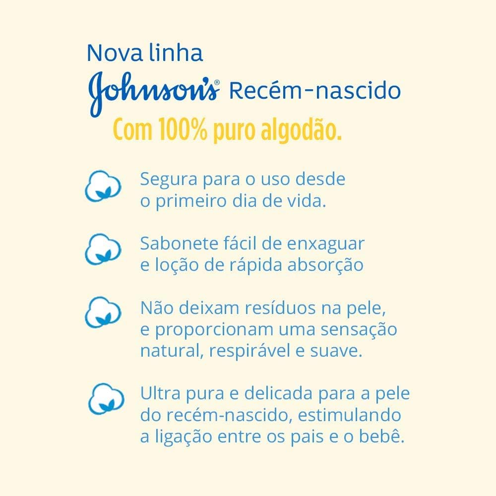 Sabonete Líquido Johnson's Baby Recém-Nascido 3