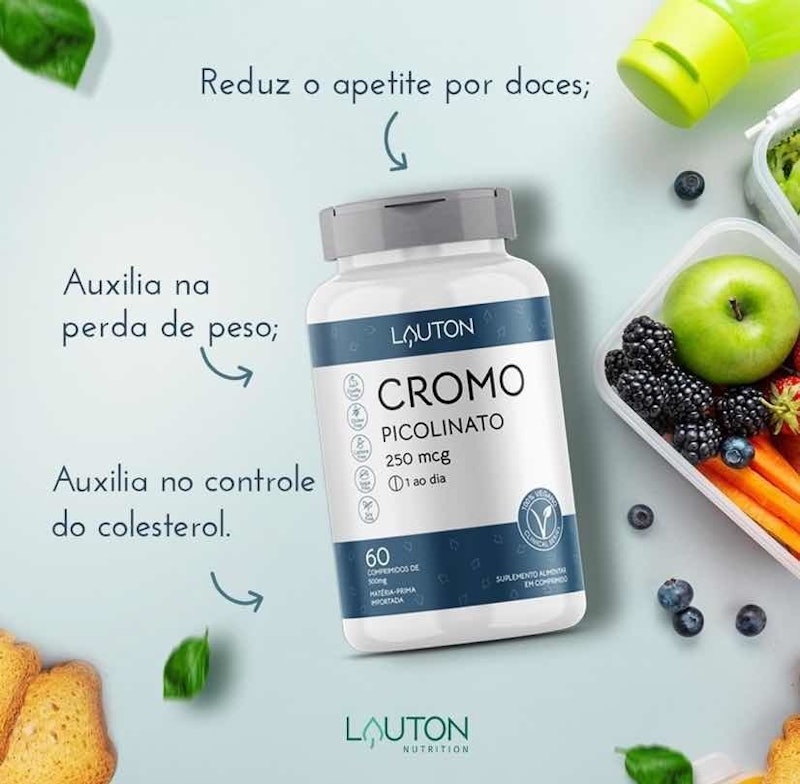 Cromo Picolinato 250 mcg 3
