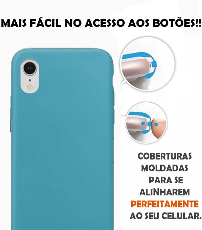 Capinha Slim Case Colorida Compatível com IPhone XR 2