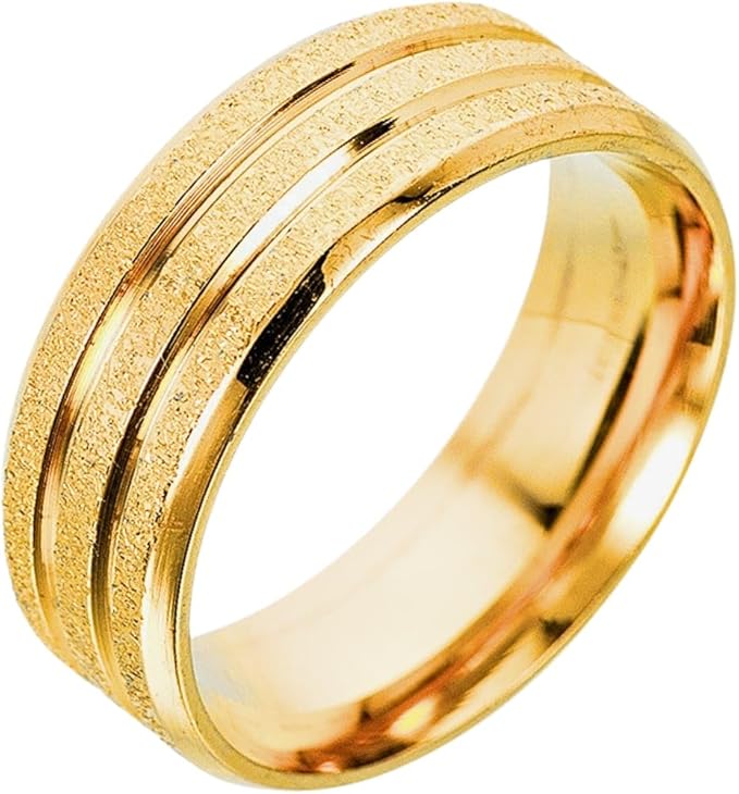 Aliança de Casamento Banhada a Ouro 18 K Zentty 1