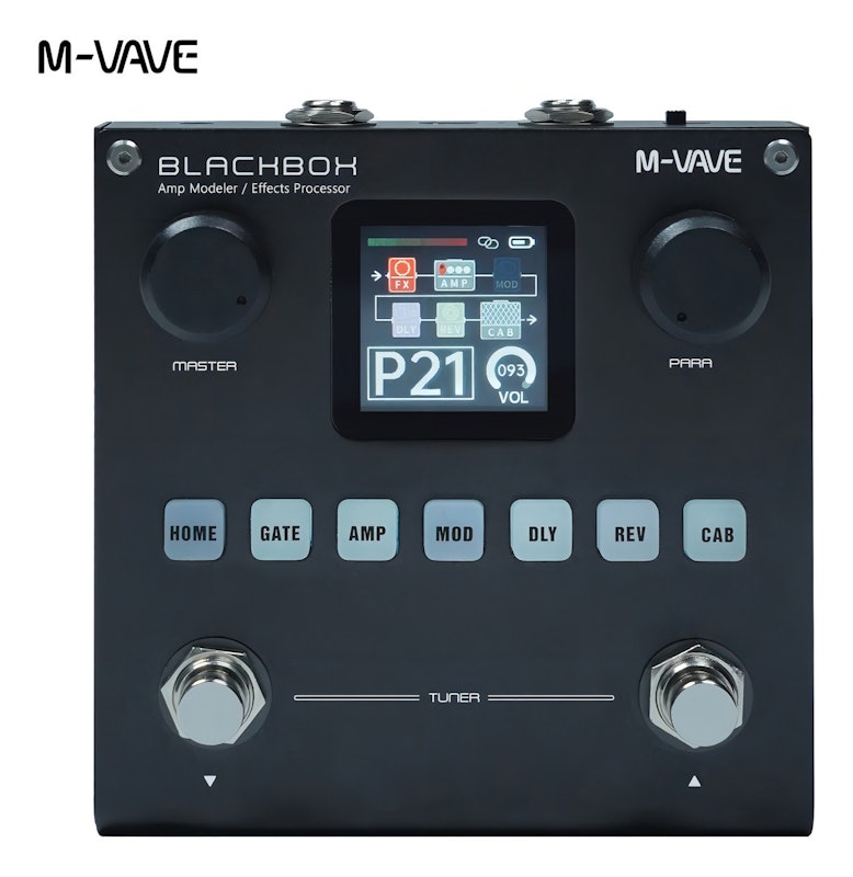 Pedaleira Multi Efeitos Blackbox M-Vave para Guitarra 1