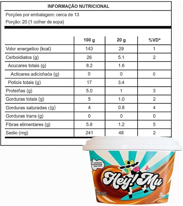 Doce de Leite Zero Açúcar Baixo em Calorias 3