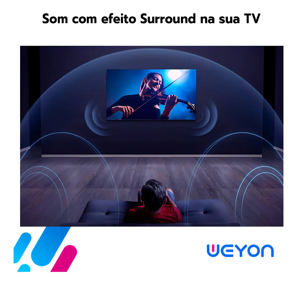 Smart Tv 43'' Full Hd Weyon 2