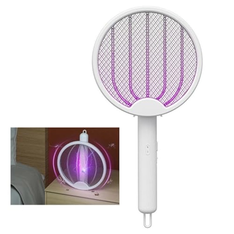Raquete Mata-Mosquito Elétrica 4 em 1 Luz UV Automático Leva Pro Pet 1