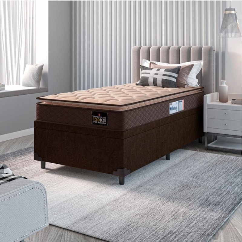 Cama Box Baú de Solteiro Millenium 2