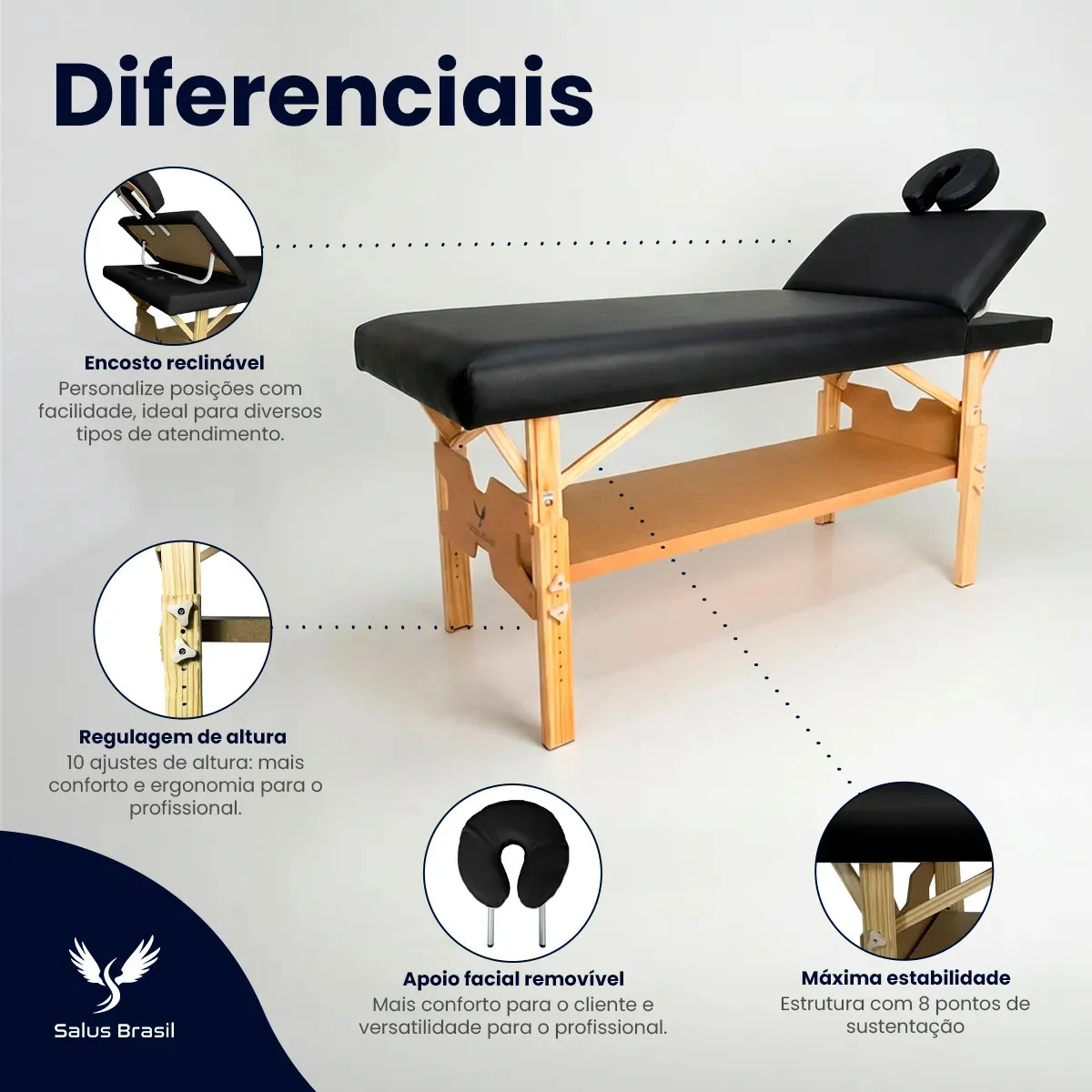 Maca para Massagem Reclinável SPA Bali 4