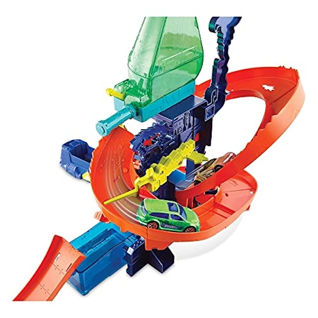 Hot Wheels City Pista de Brinquedo Color Shifters Laboratório Científico 4
