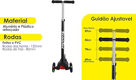 Patinete com Luzes de LED 3