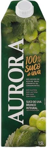 Suco Aurora Integral de Uva Branca Tetra Pak 1