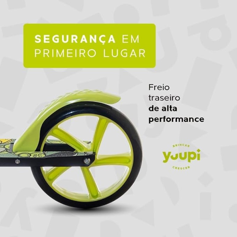 Patinete Juvenil Dobrável com Descanso Yuupi 4