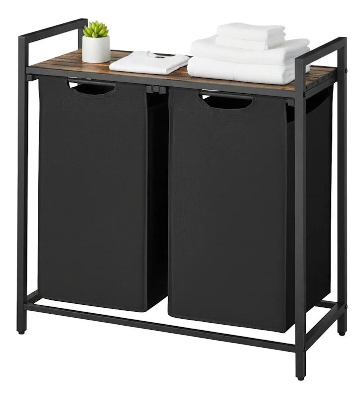 Cesto de Roupa Suja MDF Basculante 2