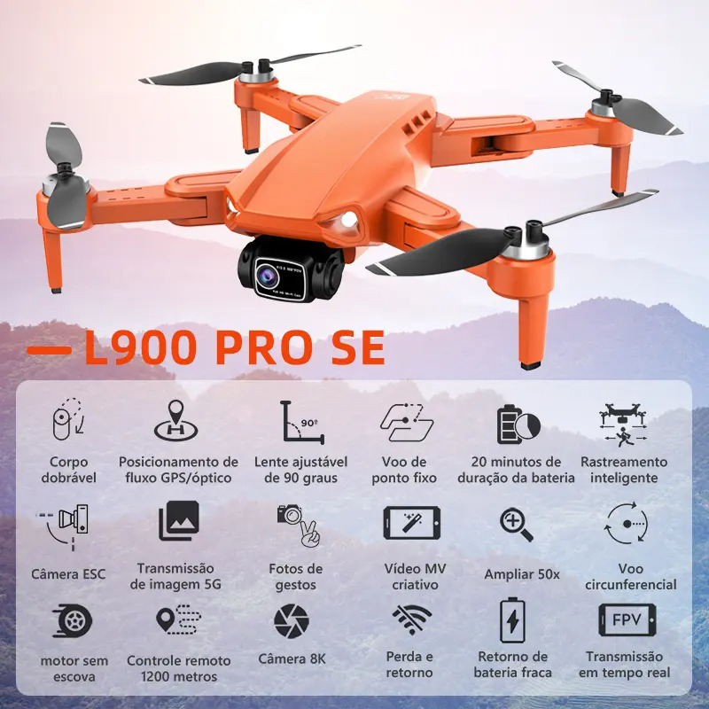 L900 Pro Gps 4K Drone Profissional 5G 3