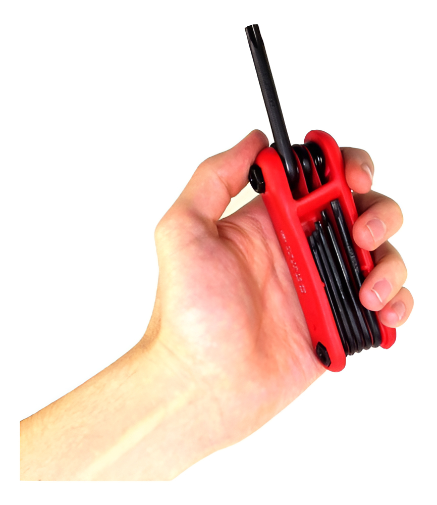 Jogo de Chave Torx com Guia Tipo Canivete 2