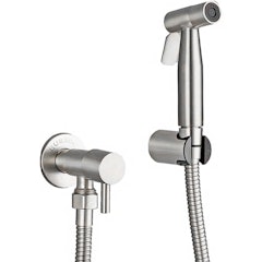 Ducha Higiênica Dourada 1/4 Volta Luxo Gatilho Inox 304