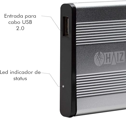 Case Externa 2,5" HHD & SSD USB 2.0  5