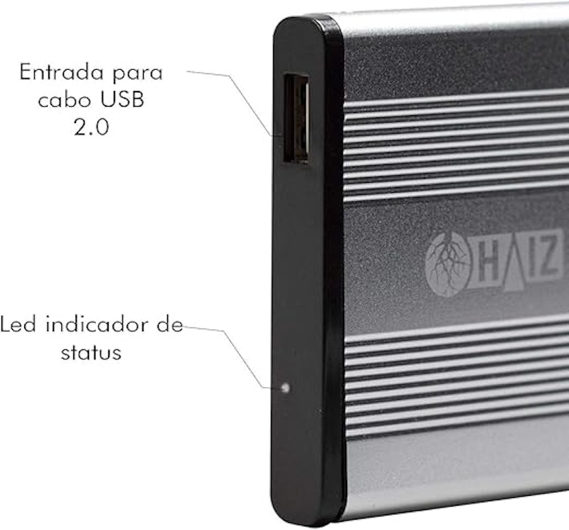 Case Externa 2,5" HHD & SSD USB 2.0 5