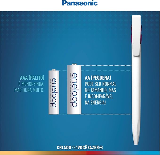 Pilha Eneloop AA 3