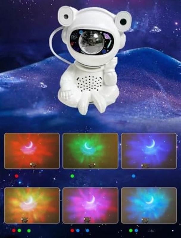 Projetor Astronauta Galáxia e Estrelas 4